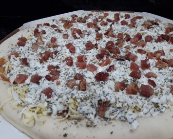 Pizza Gorgonzola com Bacon